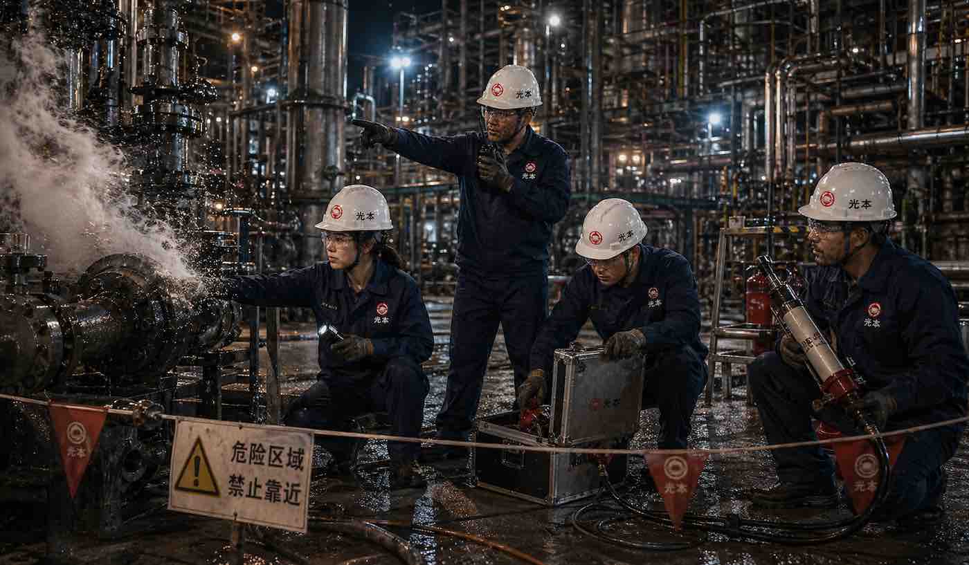 高温高压泄漏抢修时，为什么必须把控险放在正式施工前面配图