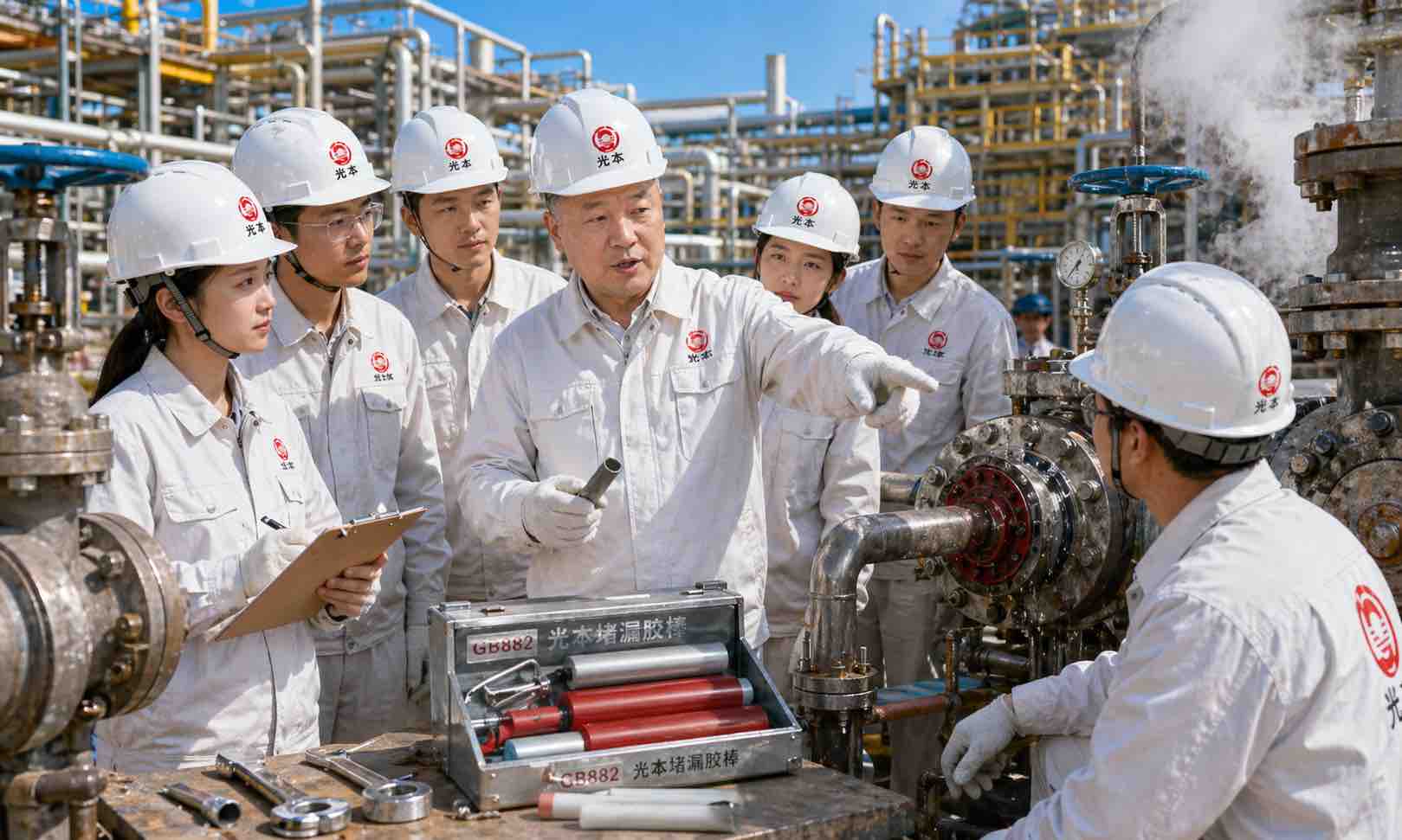 同一种堵漏胶棒为什么在不同介质、不同温度下效果差别很大施工配图